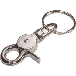 Hillman Metal Assorted Clips/Snap Hooks Key Chain