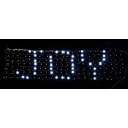 Mr Christmas Programmable Message Banner Christmas Decoration Multicolored Metal Electronics PVC
