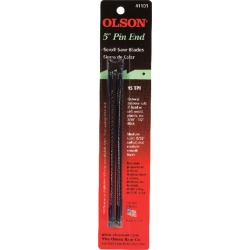 Olson 5 in. Carbon Steel Scroll Saw Blade 15 TPI 6 pk