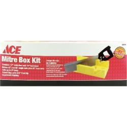 Ace 12 in. L Plastic Mitre Box with Back Saw