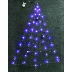 Celebrations LED Spider Web With Spiders Lighted Purple Halloween Decoration 48 in. H 1 pk