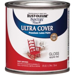 Rust-Oleum Painters Touch Ultra Cover Gloss Apple Red Paint 8 oz.