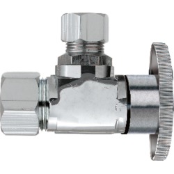 Ace Compression - Coarse Thread Compression Brass Shut-Off Valve