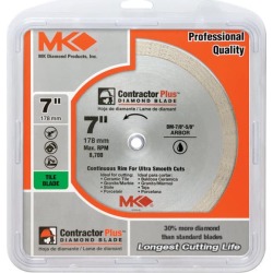M.K. Diamond 7 Diamond Contractor Plus Circular Saw Blade 5/8 1 pk