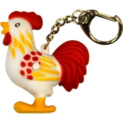KeyGear Plastic Multicolored Rooster Light Key Holder