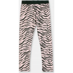 Stella McCartney Kids Green Zebra Cotton Leggings, Women's, Size 13-14