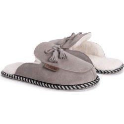 Leather Goods by MUK LUKS� Women's Cosette Mule Slippers (Clearance) - 10 - Driftwood