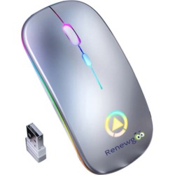 Renewgoo� GameOn Wireless Computer Mouse - Silver