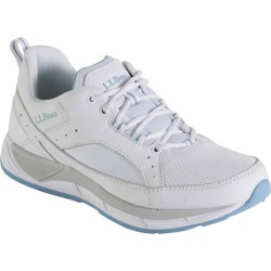 Women's Comfort Fitness Workout Walkers, Leather Mesh