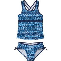 Girls' Tide Surfer Swimsuit, Two-Piece Print Girls