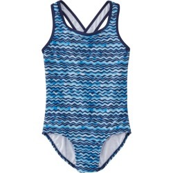 Girls' Tide Surfer Swimsuit, One-Piece Print Girls