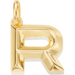 Alphabet Pendant R, Gold Vermeil on Silver