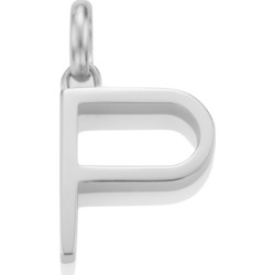 Alphabet Pendant P, Sterling Silver