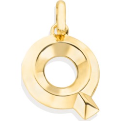 Alphabet Pendant Q, Gold Vermeil on Silver