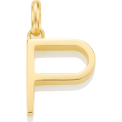 Alphabet Pendant P, Gold Vermeil on Silver