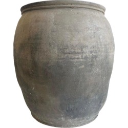 Vintage Matte Oil Pottery Large Size Decorative Pot found on Bargain Bro from Chairish for USD $427.12