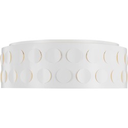 Kate Spade by Generation Lighting Dottie Large Flush Mount, Matte White found on Bargain Bro Philippines from Chairish for $1192.00
