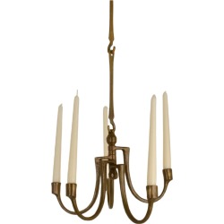 Vintage Bronze Chandelier from Michael Harjes for Harjes Metalkunst found on Bargain Bro Philippines from Chairish for $1445.00