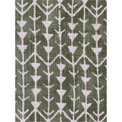 Carolina Irving Textiles Amazon in Leaf Linen Fabric 1 Yard