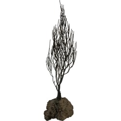 Mid 20th Century Metal Tree Sculpture on Lava Rock found on Bargain Bro Philippines from Chairish for $545.00