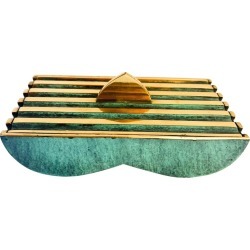 Mid Century Mid-Mod Pal Bell Brass Box Made in Israel