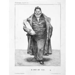 M. Pot de Naz - Original lithograph by Honor� Daumier - 1833 1833 found on Bargain Bro Philippines from Chairish for $384.00