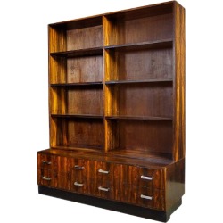 Vintage Palisander Veneer Bookcase, 1960s found on Bargain Bro Philippines from Chairish for $1019.00