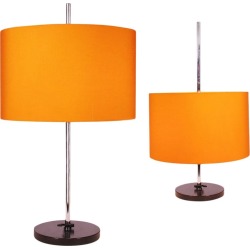 Adjustable Table Lamps Orange by Staff Lighting, Germany, 1960s - a Pair found on Bargain Bro from Chairish for USD $1,862.00