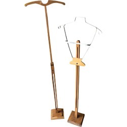 Mid-Century Display for Men's and Women's Clothing, Set of 2