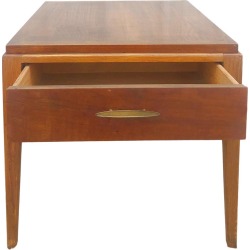 Mid Century Modern Single Drawer End Table by Lane