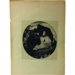 Mounted Antique 1901 Photogravure on Paper