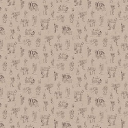 Howzat! Wallpaper - Sample found on Bargain Bro from Chairish for $1.00
