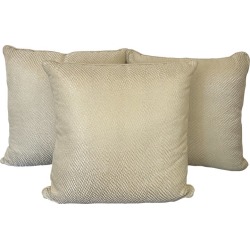Nancy Corzine Set of 3 Metallic Pillows