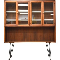 Mid Century Modern Walnut Bookcase