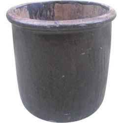 Mid Century Modern Ceramic Crock Planter