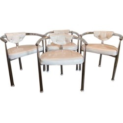 Mid Century Modern Dining Chairs - Set of 4