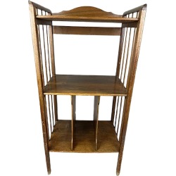 Art-Deco Partition Shelf in Walnut found on Bargain Bro Philippines from Chairish for $526.00