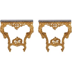 Rococo Consoles, Set of 2 found on Bargain Bro Philippines from Chairish for $4723.00