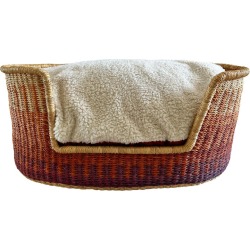 Wicker and Rattan Dog Bed