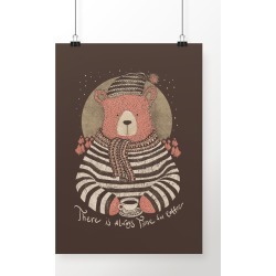 Poster Coffee Bear