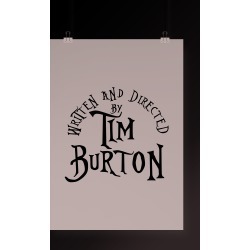 Poster Directed By Tim Burton