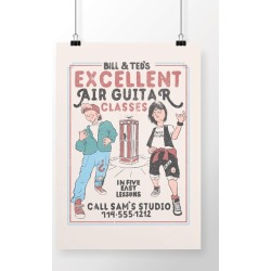 Poster Air Guitar Classes