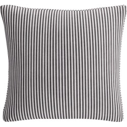 Throw Pillow | Black Ticking Stripe