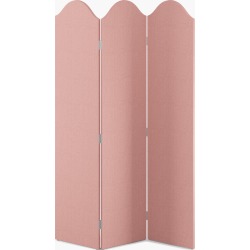 Scalloped Screen | Pink Linen