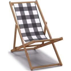 Cabana Chair | Black Check