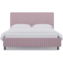 Tailored Platform Bed | Queen | Lacquered Fairfield Stripe