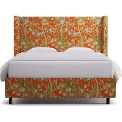 Modern Wingback Bed | Queen | Mandarin Lanai