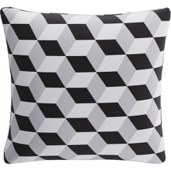 Throw Pillow | Black Cube