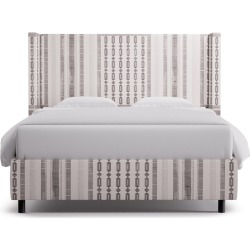 Modern Wingback Bed | Queen | Tusk Doro