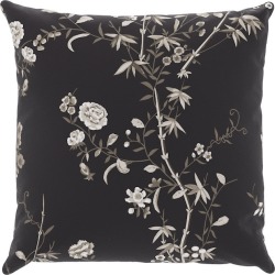 Outdoor 16" Throw Pillow | Black Bamboo Garden